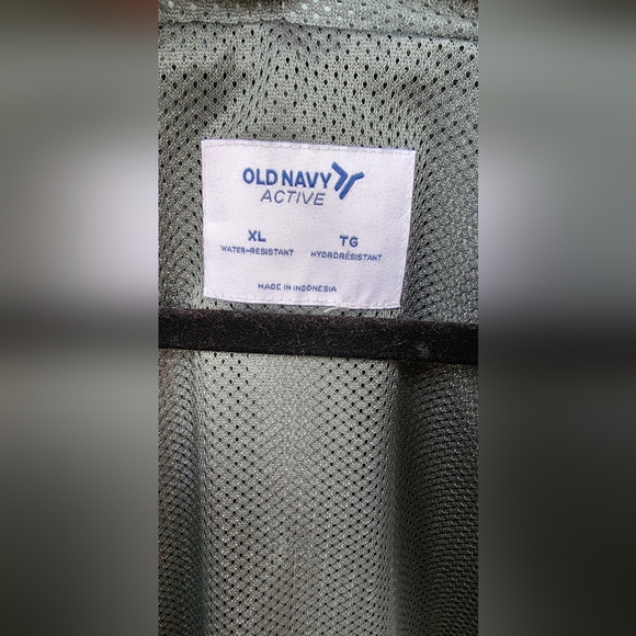 Old Navy Oversized Water-Resistant Hooded Coat Terrestrial Green XL - Picture 7 of 10